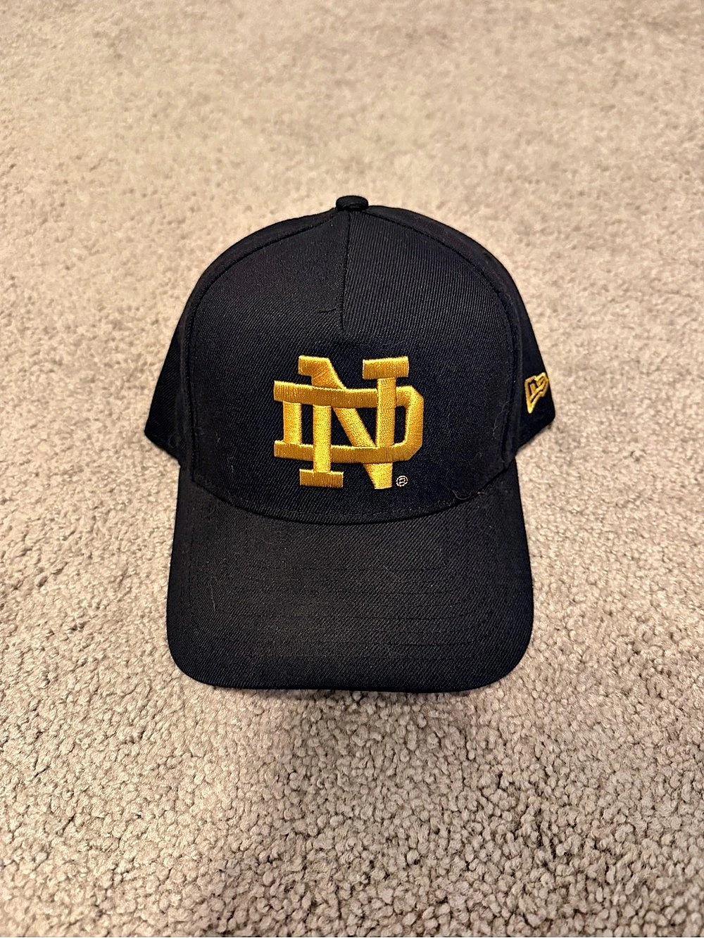 Notre Dame Navy 9FORTY A-Frame Snapback New Era